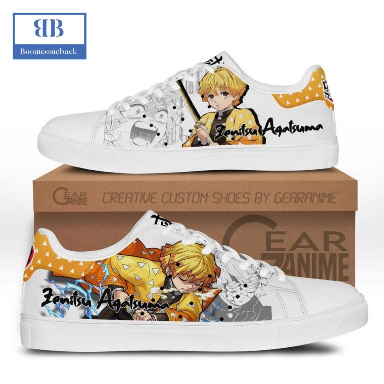 Demon Slayer Agatsuma Zenitsu Ver 5 Stan Smith Low Top Shoes