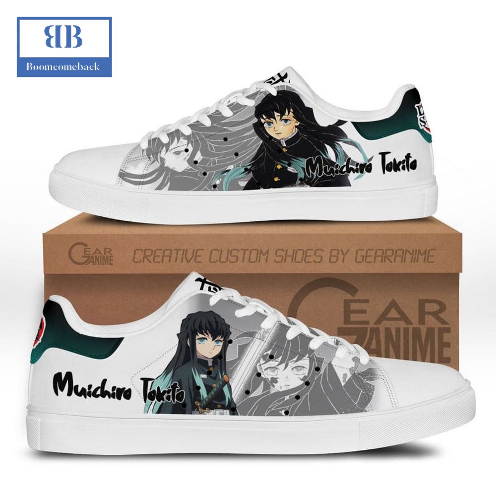 LIMITED DESIGN Demon Slayer Muichiro Tokito Stan Smith Low Top Shoes