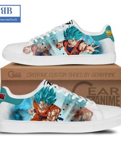 Dragon Ball Goku Super Saiyan Blue Ver 3 Stan Smith Low Top Shoes