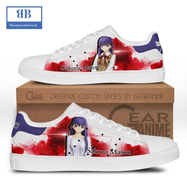 Fate Zero Sakura Matou Stan Smith Low Top Shoes