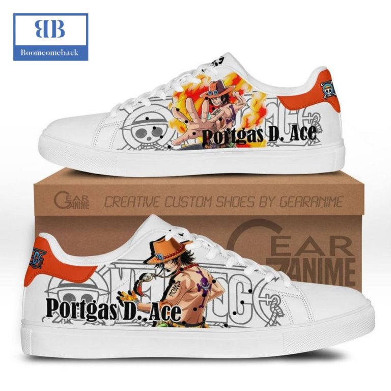 One Piece Portgas D. Ace Ver 3 Stan Smith Low Top Shoes