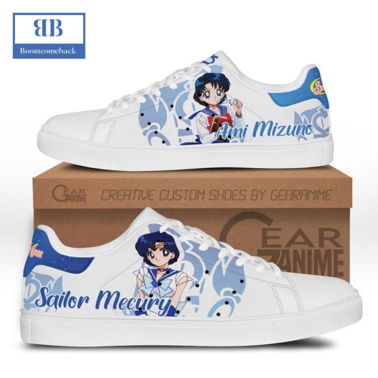 Sailor Moon Sailor Mercury Ami Mizuno Stan Smith Low Top Shoes