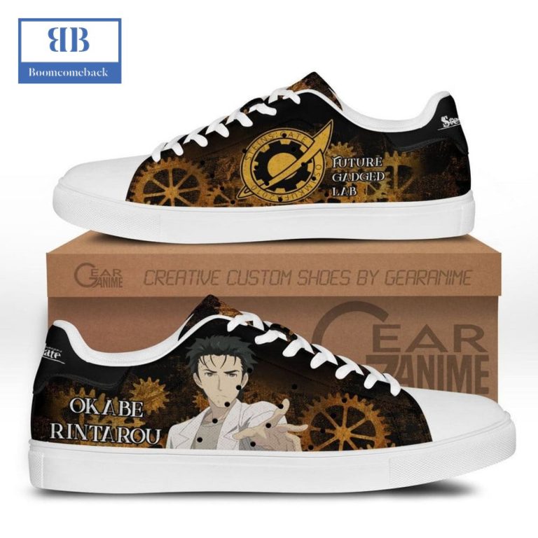 Steins Gate Rintarou Okabe Future Gadget Lab Stan Smith Low Top Shoes