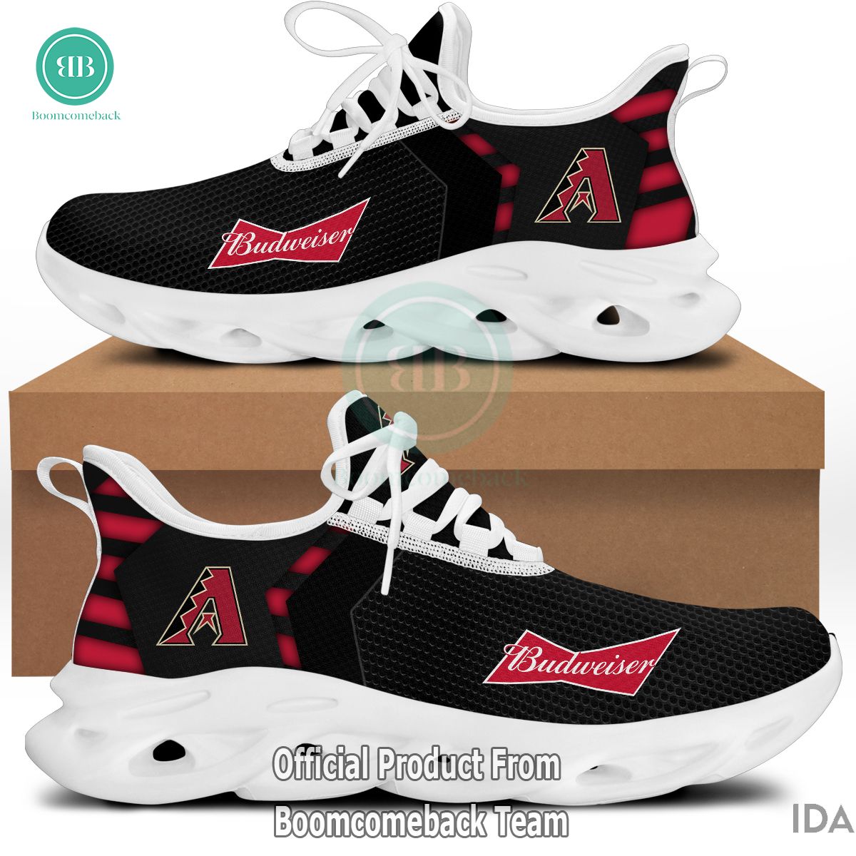 Budweiser Arizona Diamondbacks MLB Max Soul Shoes