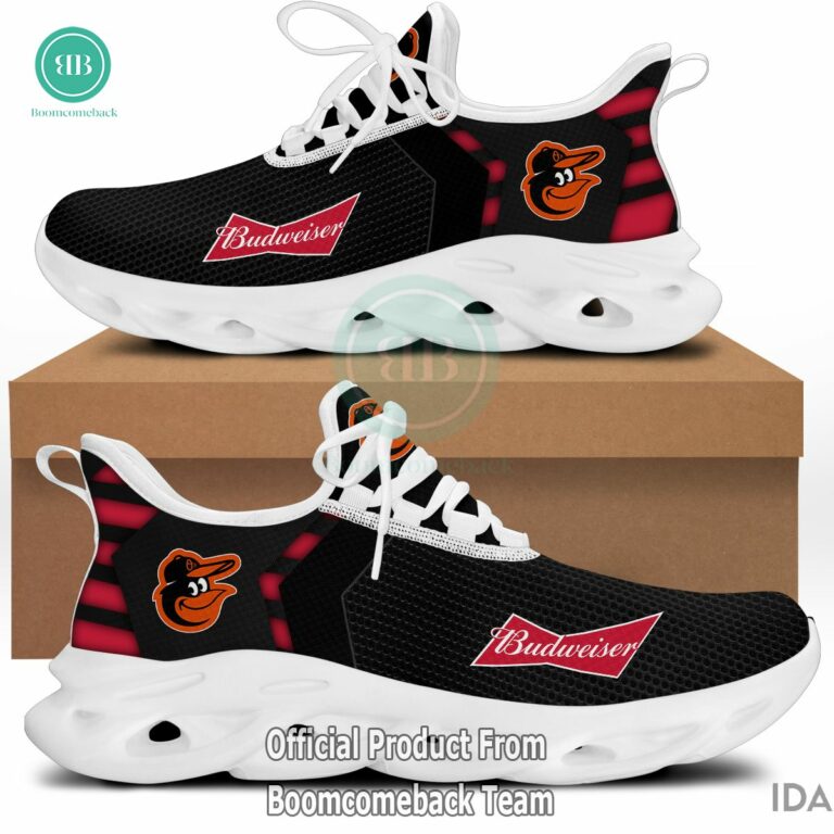 Budweiser Baltimore Orioles MLB Max Soul Shoes