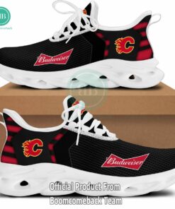 Budweiser Calgary Flames NHL Max Soul Shoes