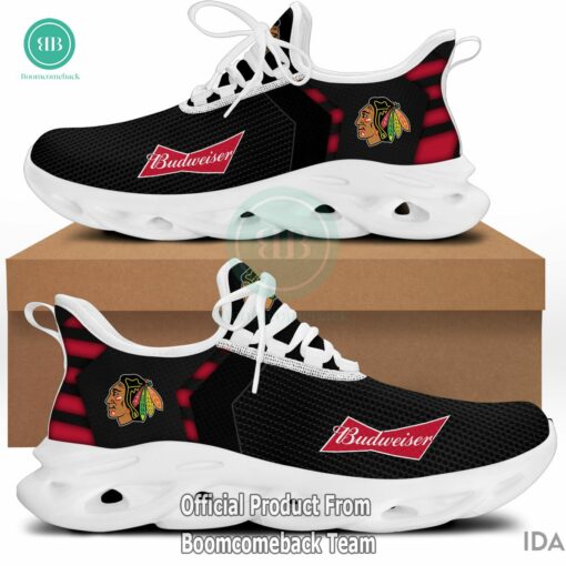 Budweiser Chicago Blackhawks NHL Max Soul Shoes