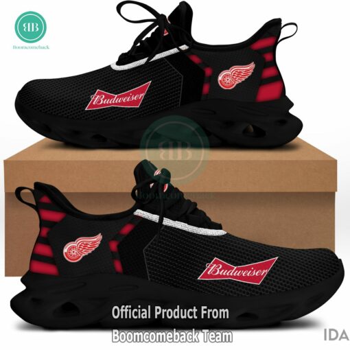 Budweiser Detroit Red Wings NHL Max Soul Shoes