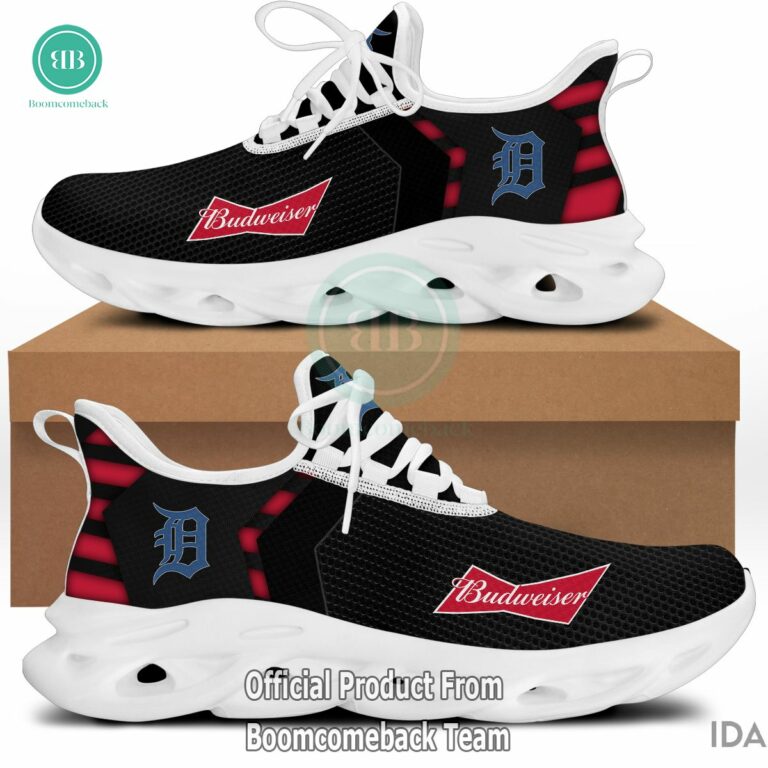 Budweiser Detroit Tigers MLB Max Soul Shoes