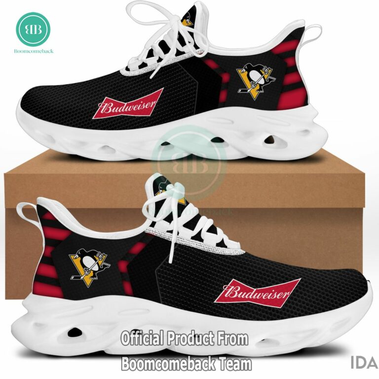 Budweiser Pittsburgh Penguins NHL Max Soul Shoes