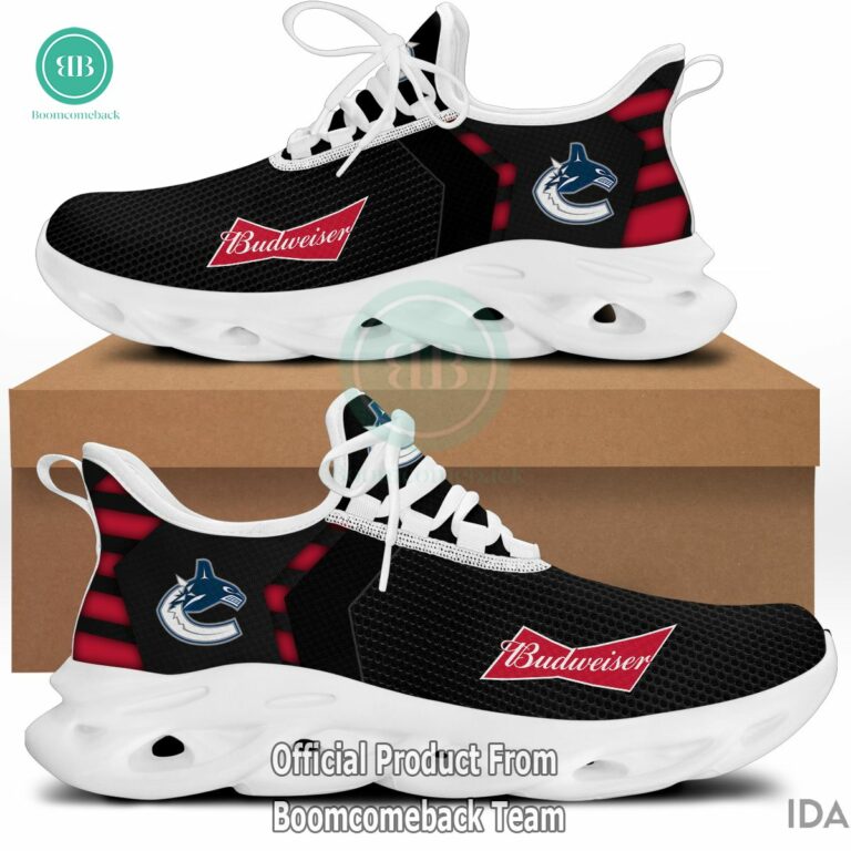 Budweiser Vancouver Canucks NHL Max Soul Shoes