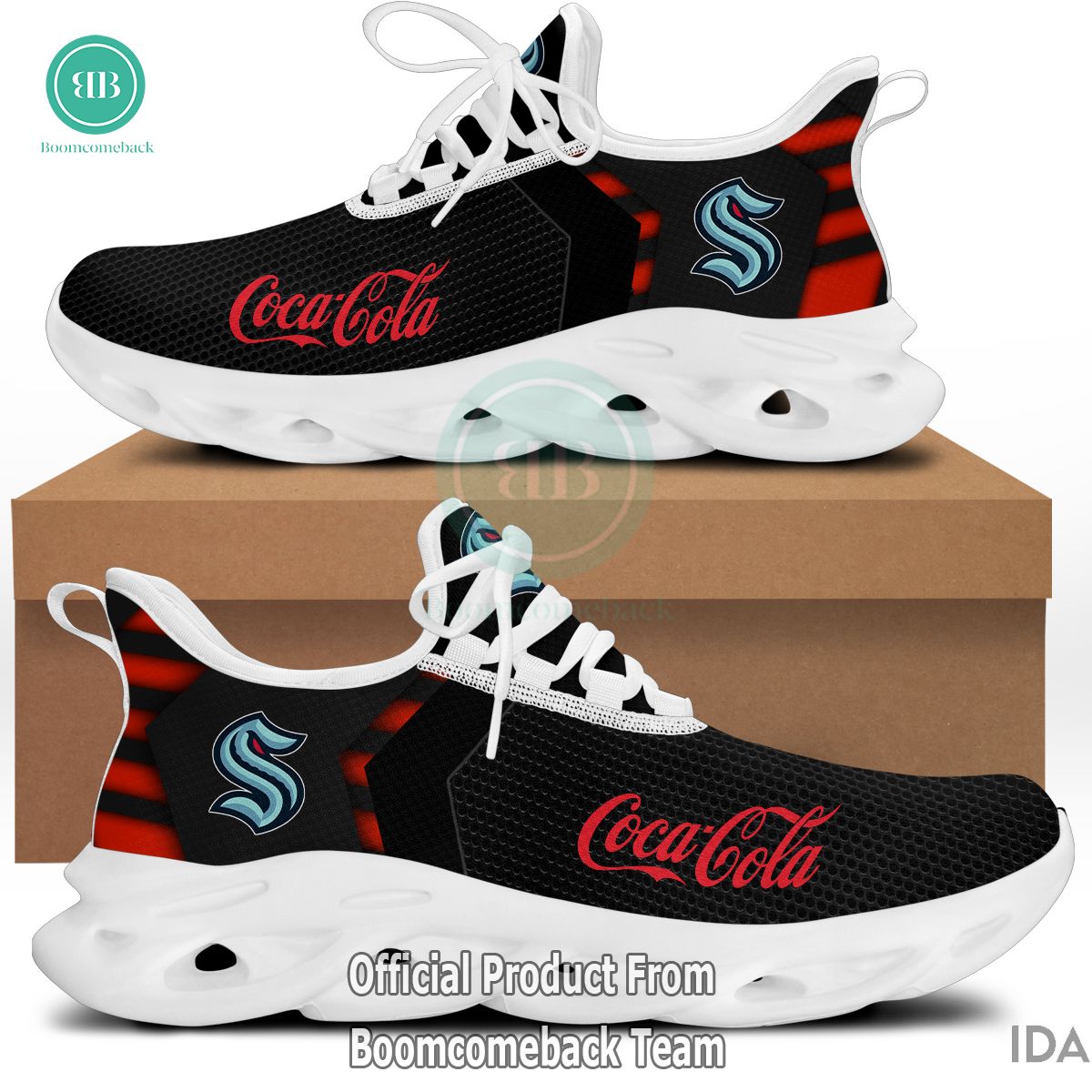 Coca-Cola Seattle Kraken NHL Max Soul Shoes