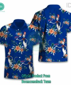 Dr Seuss Cosset Buffalo Bills Logo Tropical Floral Hawaiian Shirt