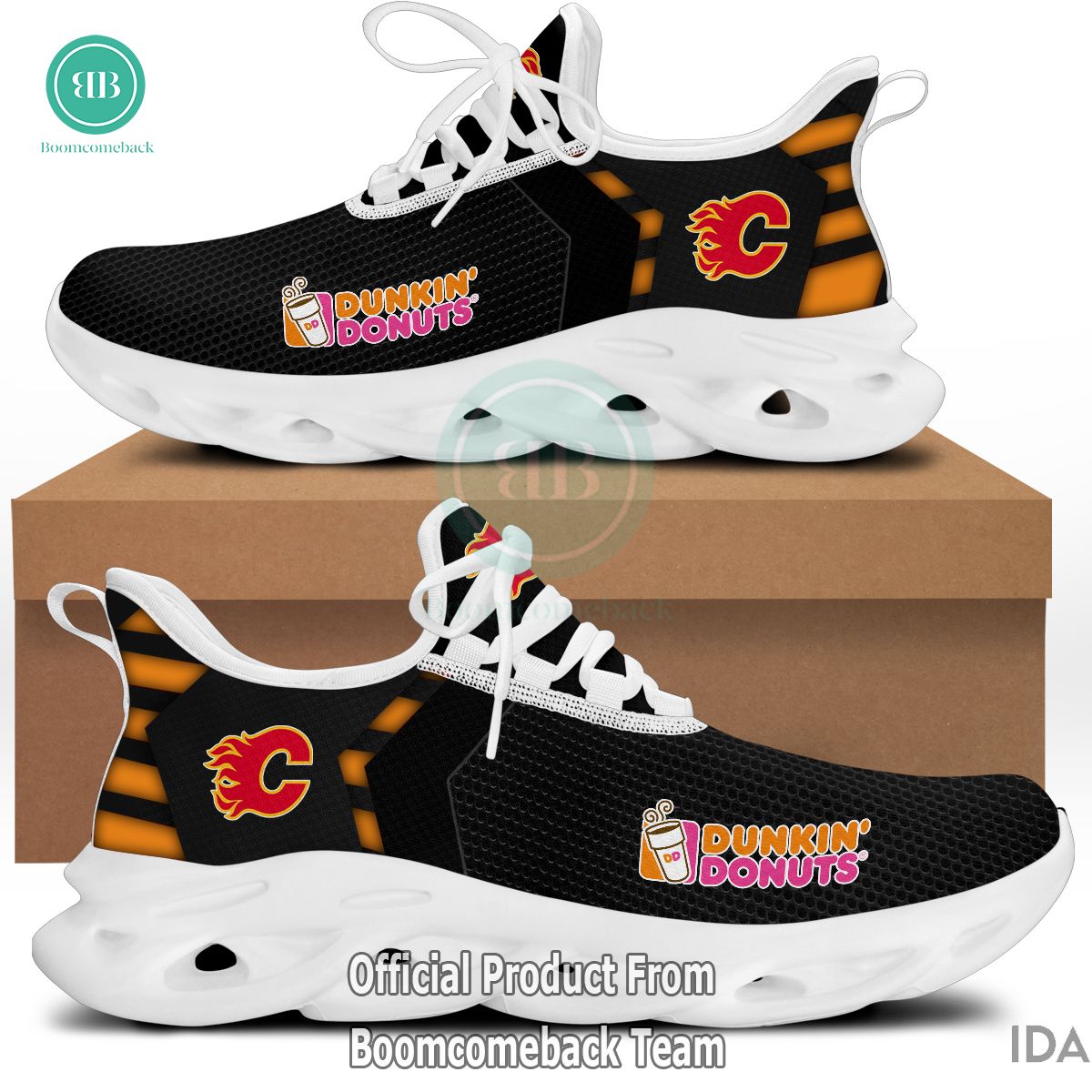 Dunkin' Donuts Calgary Flames NHL Max Soul Shoes