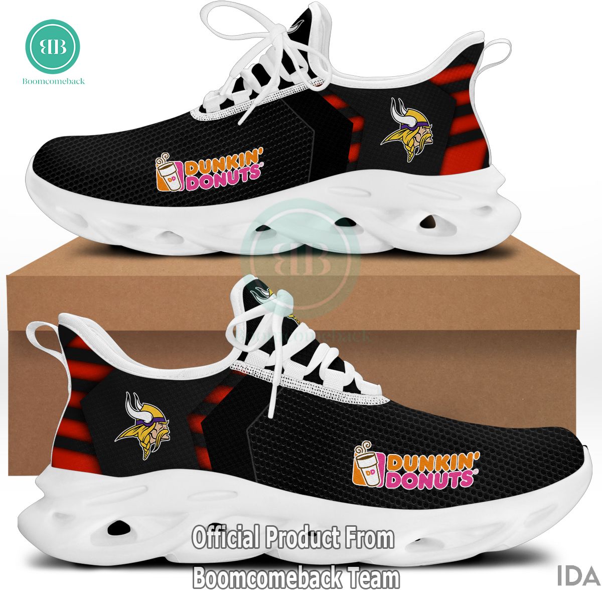 Dunkin' Donuts Minnesota Vikings NFL Max Soul Shoes