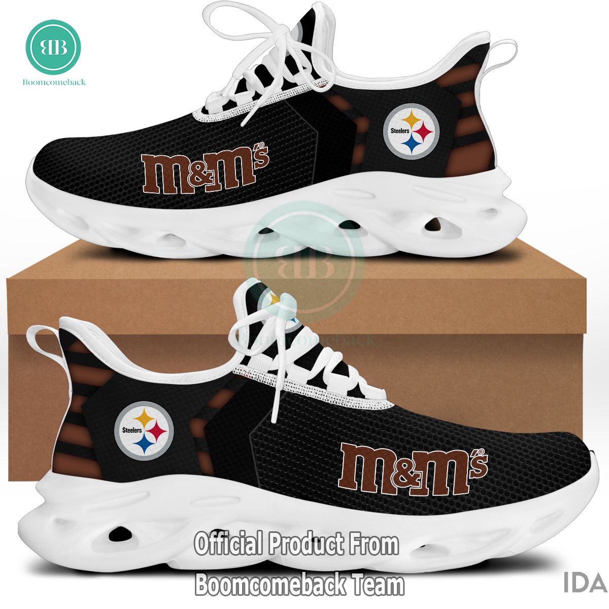 Pittsburgh Steelers NFL Max Soul Sneakers Running Shoes