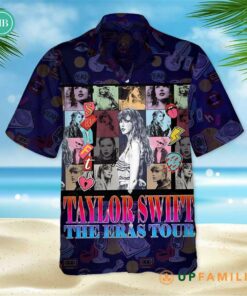 Taylor Swift The Eras Tour Style Retro 80s Hawaiian Shirt