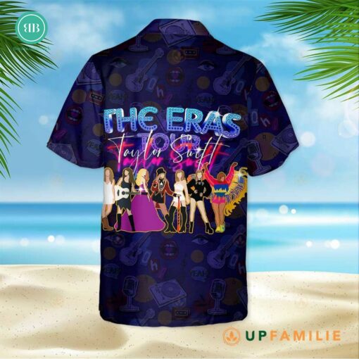 Taylor Swift The Eras Tour Style Retro 80s Hawaiian Shirt