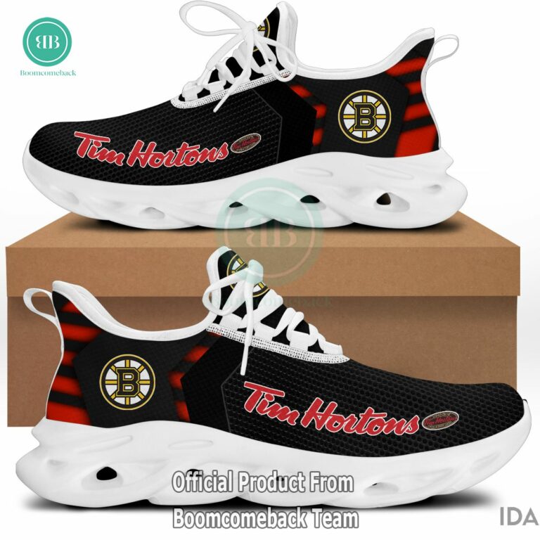 Tim Hortons Boston Bruins NHL Max Soul Shoes