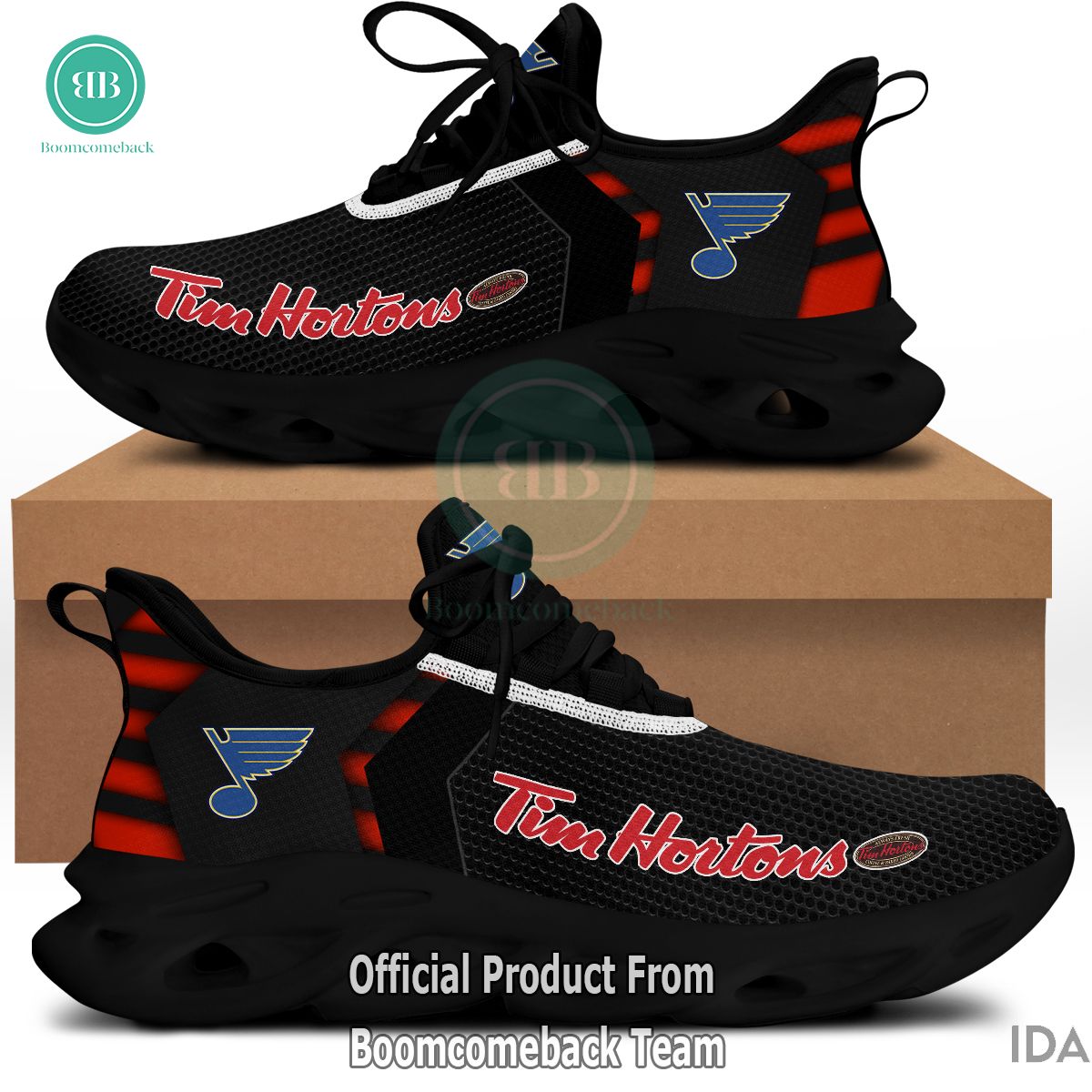 LIMITED DESIGN Tim Hortons St. Louis Blues NHL Max Soul Shoes