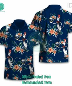 Dr Seuss Cosset Buffalo Sabres Logo Tropical Floral Hawaiian Shirt
