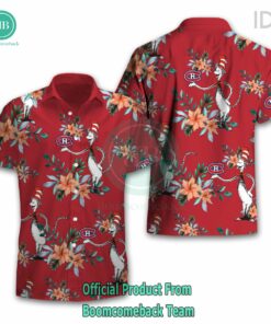 Dr Seuss Cosset Montreal Canadiens Logo Tropical Floral Hawaiian Shirt