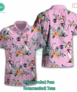 Dr Seuss Cosset Philadelphia Phillies Logo Tropical Floral Hawaiian Shirt