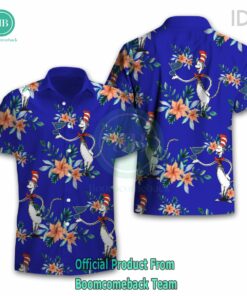 Dr Seuss Cosset St. Louis Blues Logo Tropical Floral Hawaiian Shirt