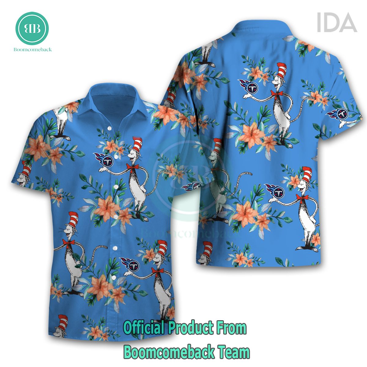 NFL Tennessee Titans Hawaiian Shirt Tropical Pattern New Hot Trend