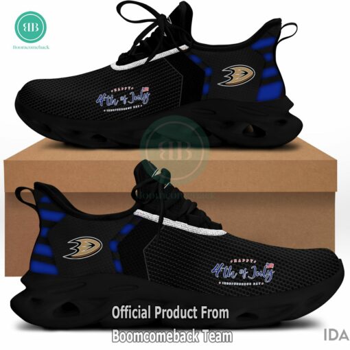 Happy Independence Day Anaheim Ducks Max Soul Shoes