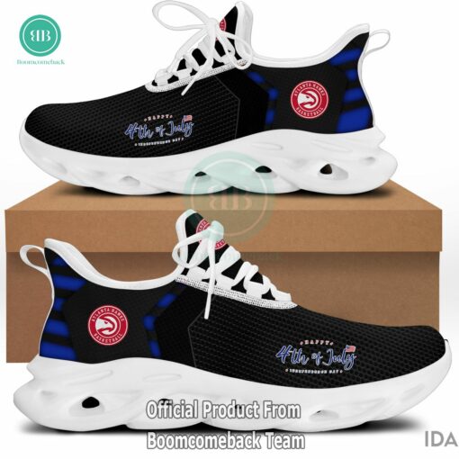 Happy Independence Day Atlanta Hawks Max Soul Shoes