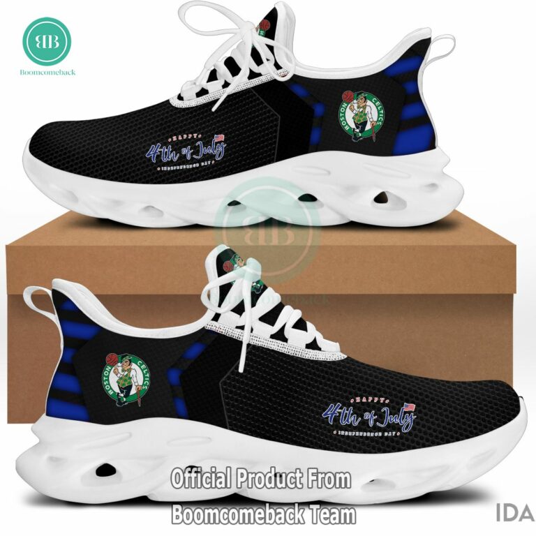 Happy Independence Day Boston Celtics Max Soul Shoes