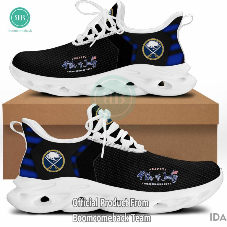 Happy Independence Day Buffalo Sabres Max Soul Shoes