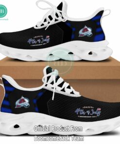 Happy Independence Day Colorado Avalanche Max Soul Shoes