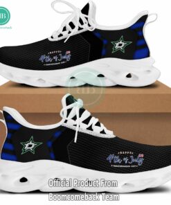 Happy Independence Day Dallas Stars Max Soul Shoes