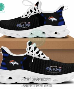 Happy Independence Day Denver Broncos Max Soul Shoes
