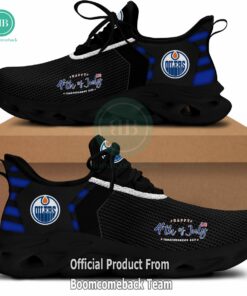 Happy Independence Day Edmonton Oilers Max Soul Shoes