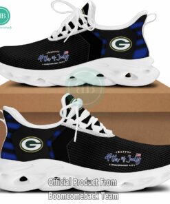 Happy Independence Day Green Bay Packers Max Soul Shoes