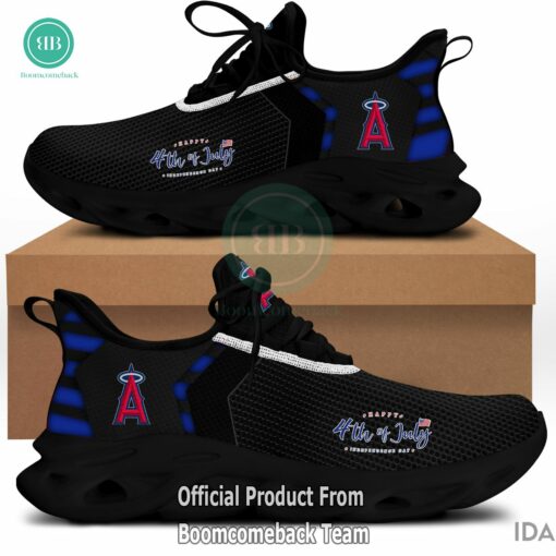 Happy Independence Day Los Angeles Angels Max Soul Shoes