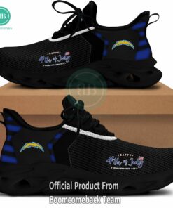 happy independence day los angeles chargers max soul shoes 2 ONBIA