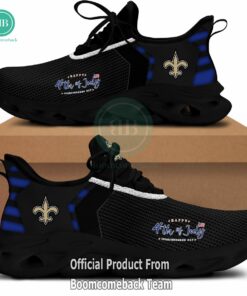 Happy Independence Day New Orleans Saints Max Soul Shoes