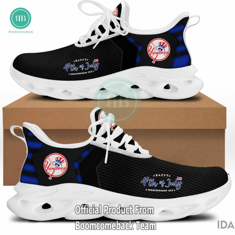 Happy Independence Day New York Yankees Max Soul Shoes