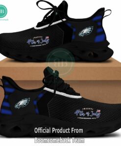 Happy Independence Day Philadelphia Eagles Max Soul Shoes