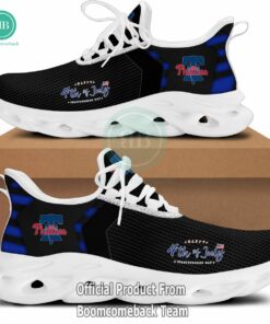 Happy Independence Day Philadelphia Phillies Max Soul Shoes