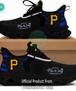 Happy Independence Day Pittsburgh Pirates Max Soul Shoes