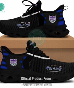 Happy Independence Day Sacramento Kings Max Soul Shoes