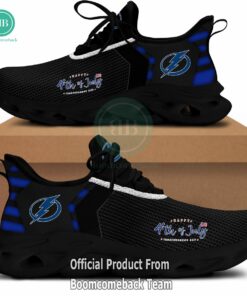 Happy Independence Day Tampa Bay Lightning Max Soul Shoes