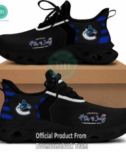 Happy Independence Day Vancouver Canucks Max Soul Shoes