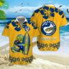 North Queensland Cowboys Surfboard Hibiscus Hawaiian Shirt