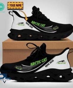 personalized name arctic cat black max soul shoes 3 2VDL1